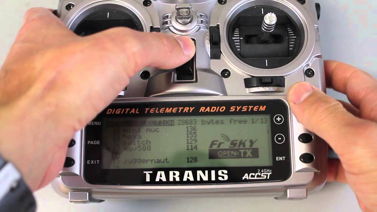 FrSky Taranis Backing Up and Restoring Model Bin Files
