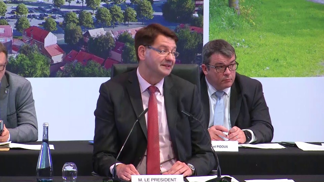 Discours d'installation de Patrice Vergriete, président de la Communauté urbaine de Dunkerque.