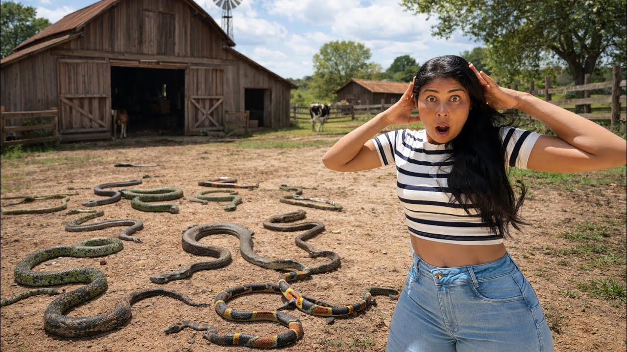 NÃO SEI MAIS O QUE FAZER, ESTOU APAVORADA MUITAS COBRAS NO SÍTIO😱