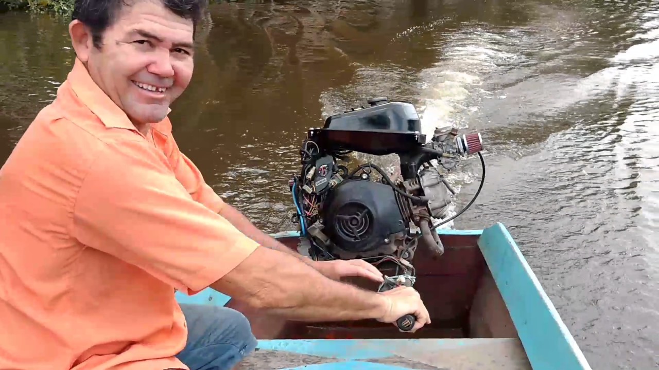 Rabeta feito com motor de moto 115cc