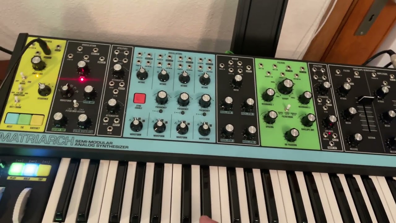 Most expensive groove box in the world? Syncing Moog one and Matriarch with Akai MPC via CV