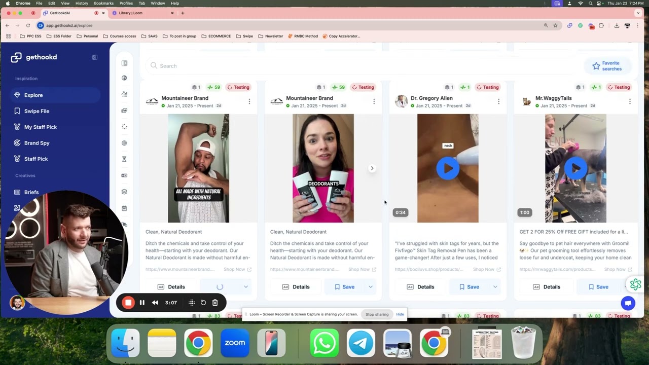 Swipe File: How to find all the great ads GetHookdAI