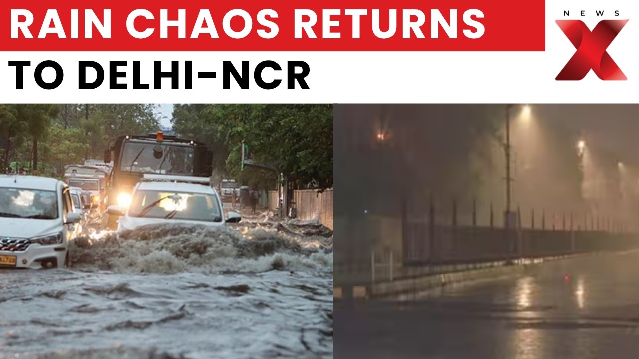 Delhi Rain Fury: Capital Under Water? NCR Faces Heavy Waterlogging, IMD Warns Of More Rain | NewsX