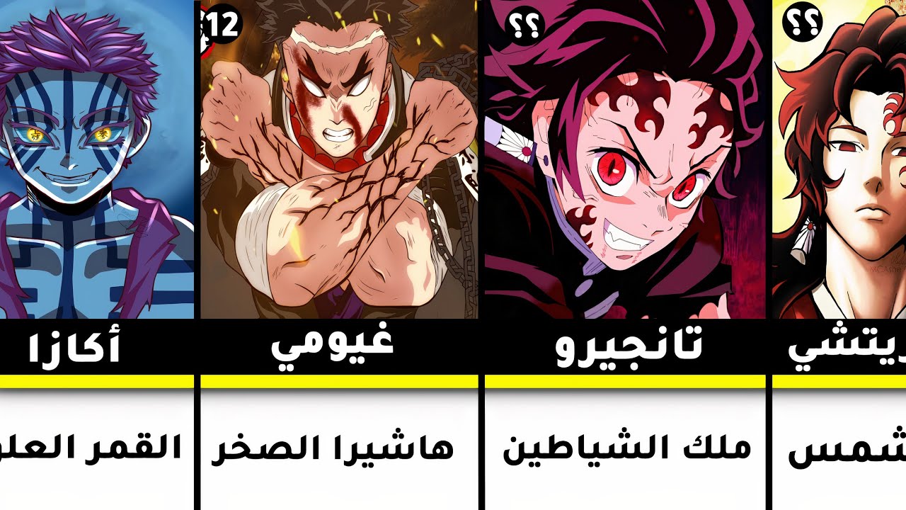 تعرف على أقوى 30 شخصية على الإطلاق في انمي قاتل الشياطين || ترتيبي الشخصي 🔥💯