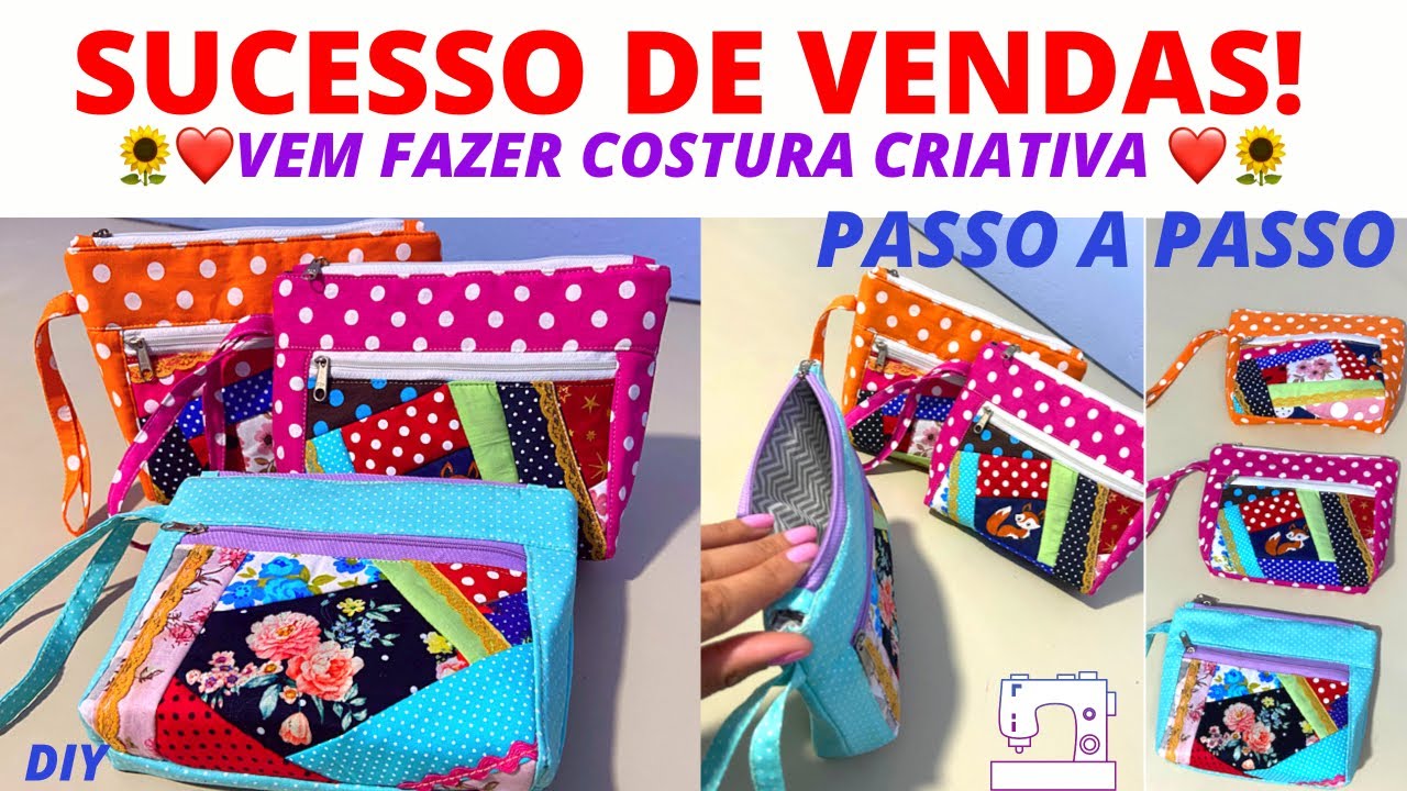 NECESSAIRE COM DOIS BOLSOS