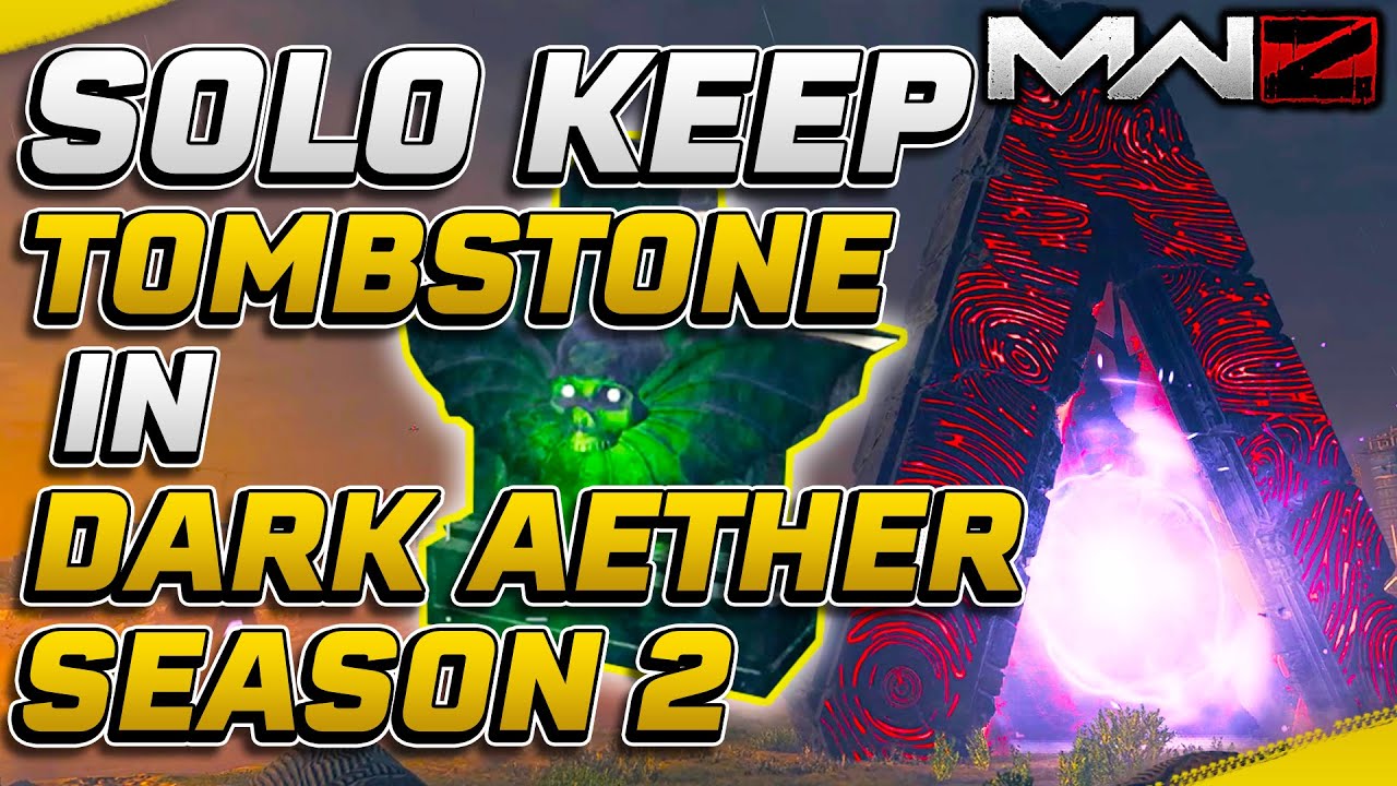 *NEW* SOLO KEEP Tombstone Glitch in DARK AETHER SEASON 2 MW3 Zombies  *POST PATCH* Elder Sigil