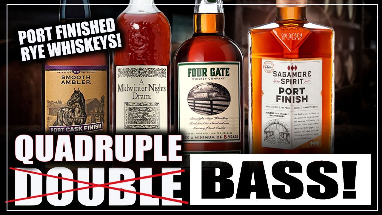 Port Finished Rye Quadruple Bass! Old Scout vs Four Gate vs Sagamore vs A Midwinter Night's Dram