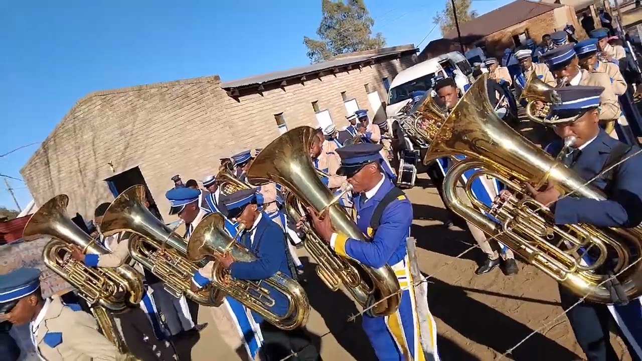 Morning brief 😍 @ REV JJ NGAKANTSI (EAGLES BRASS BAND FEAST)