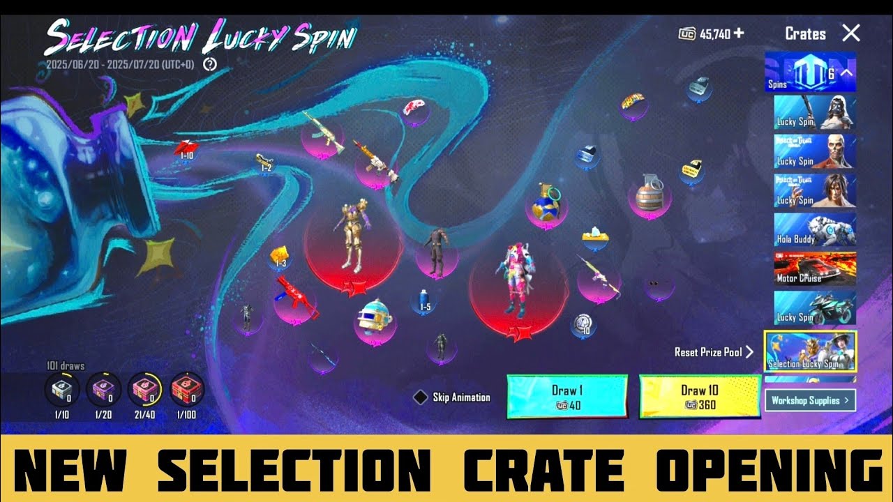 NEW SELECTION CRATE OPENING | PUBG MOBILE #shorts #pubg #pubgmobile