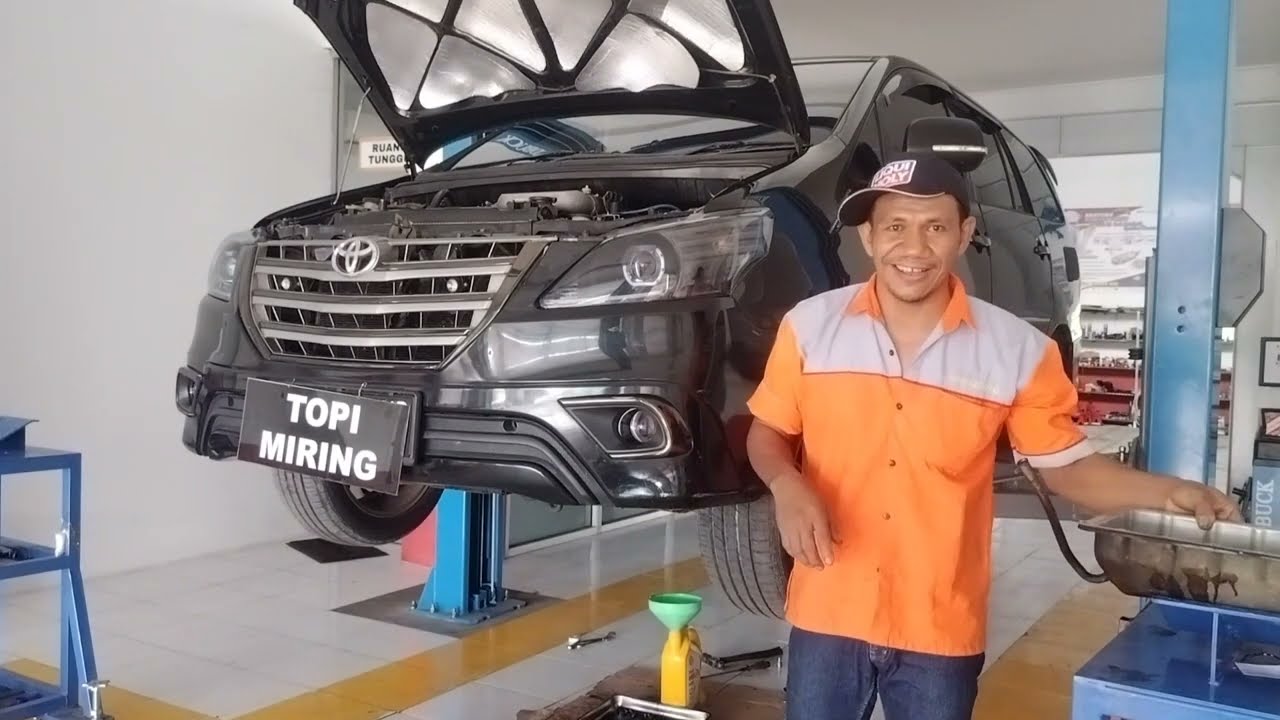 Mengganti Filter Matic Toyota Innova.