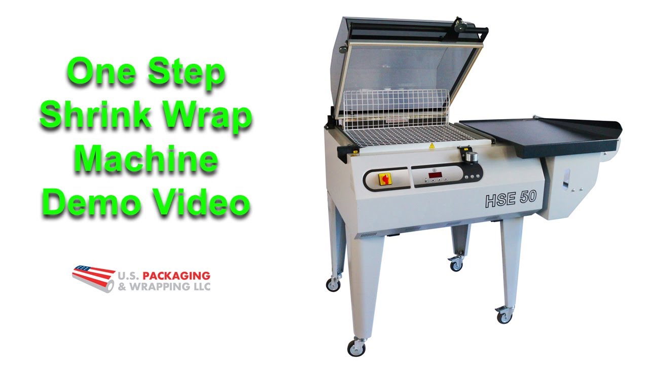 One Step Shrink Wrap Machine Demo
