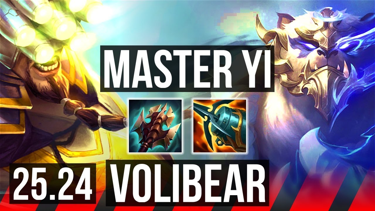 MASTER YI vs VOLIBEAR (TOP) | KR Diamond | 25.24
