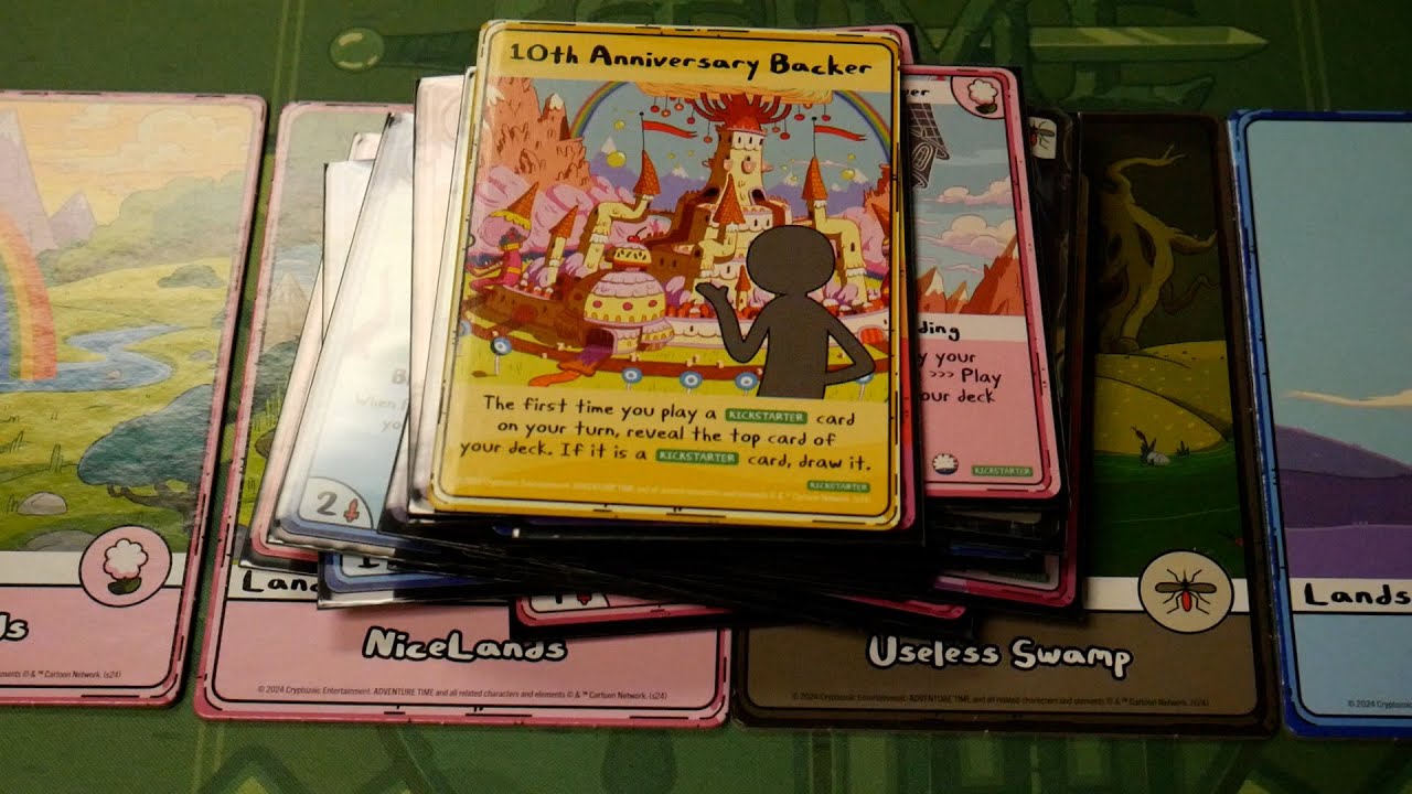 Adventure Time: Card Wars! KICKSTARTER Deck Profile - 10th Anniversary Backer!