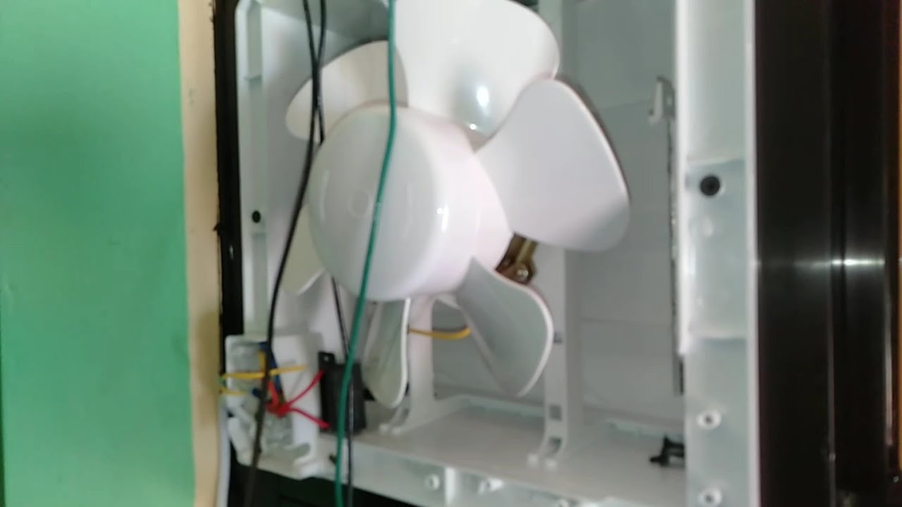 EXHAUSTFAN INSTALLATION WITH SEPERATE SWITCH  (actual wiring)