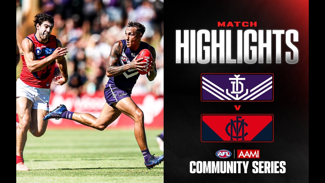 Fremantle v Melbourne Highlights | AAMI Community Series, 2025 | AFL