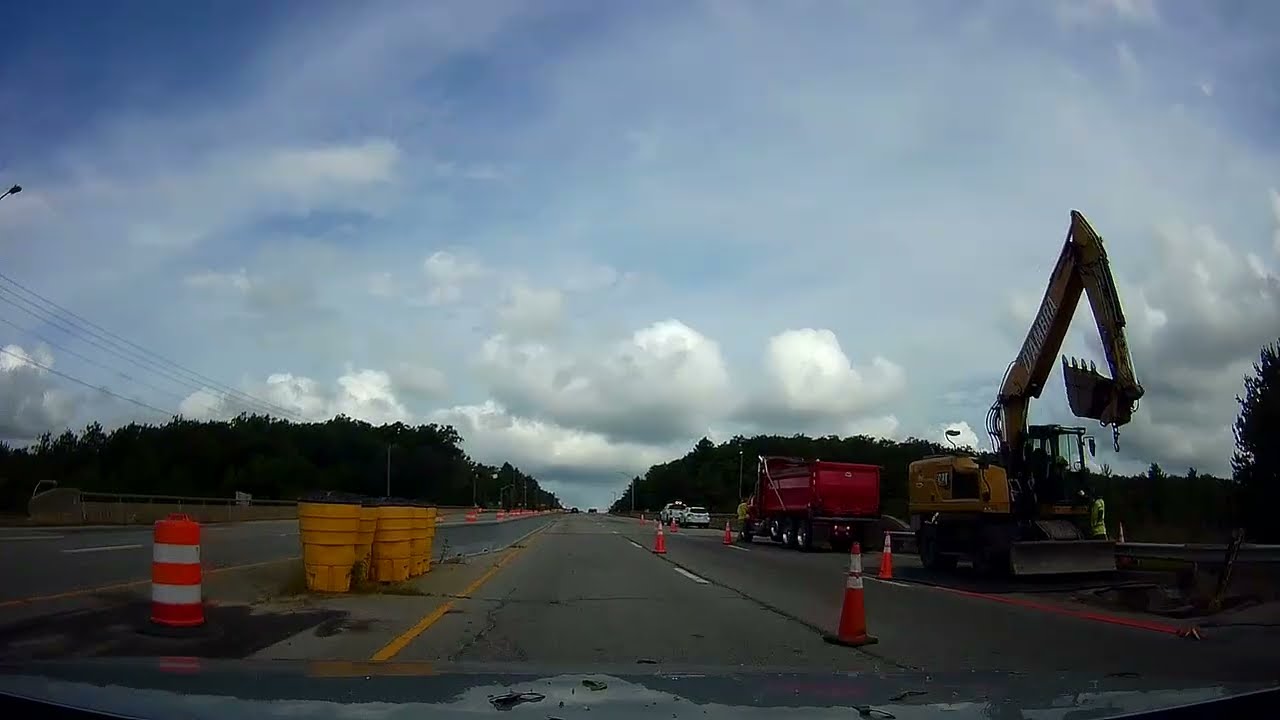 Bridgework on Douglas Pike in Smithfield, Rhode Island