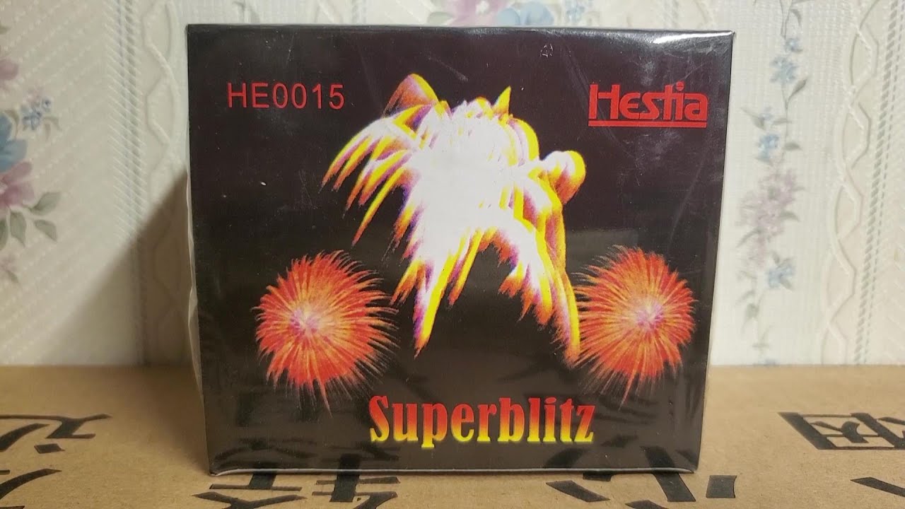 Fireworks Demo (Stickless Rocket) - Superblitz (Hestia) - *European Item*