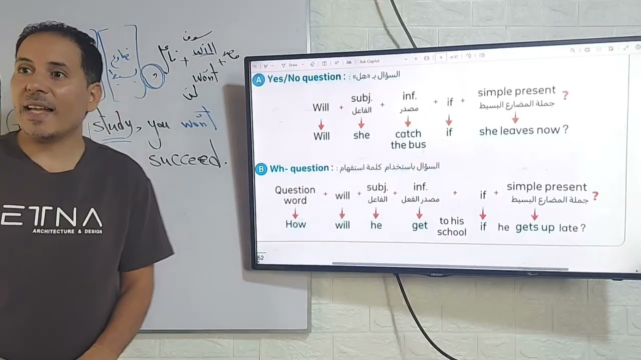 اولى  اعدادى _ قاعدة IF & When _ الوحدة الرابعه