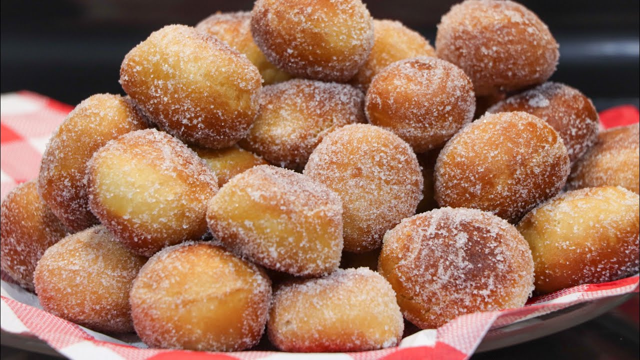 BOLITAS de DONAS estilo dona mexicana de azúcar DONUT HOLES esponjosas y deliciosas