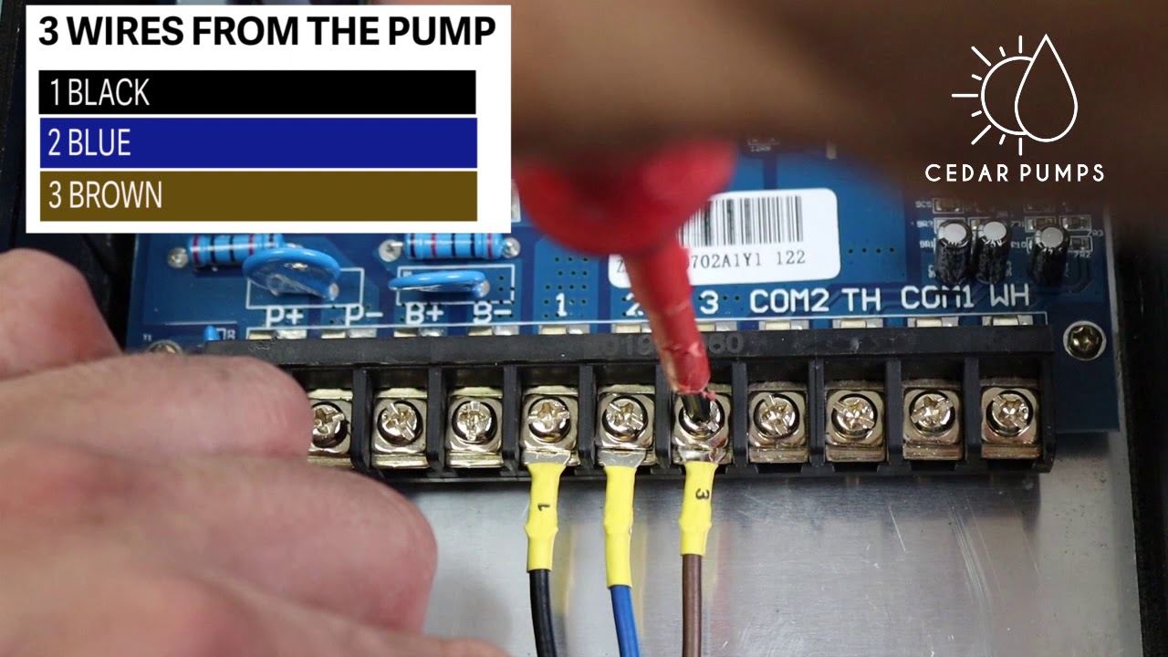Wiring the Ceva, Bovem & Fortis Solar Pump Controller