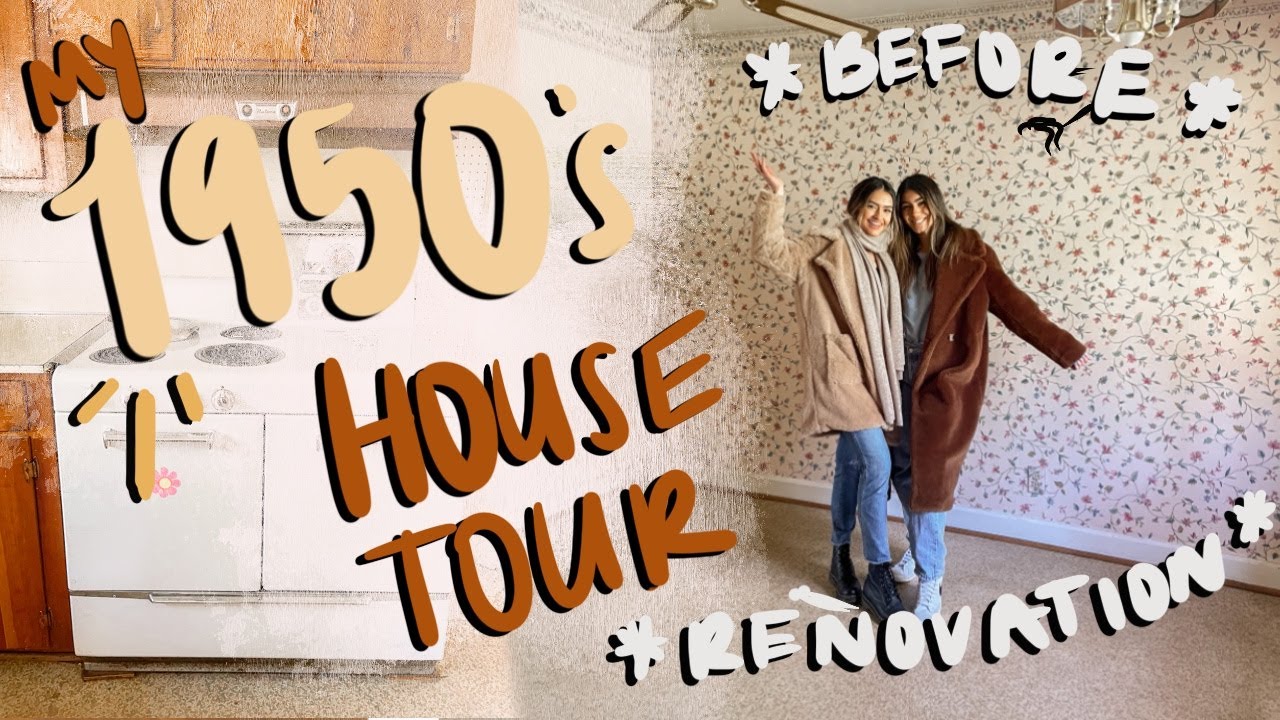 1950s CHARMING HOUSE TOUR *before home renovation!!* | Charlotte, NC Homes