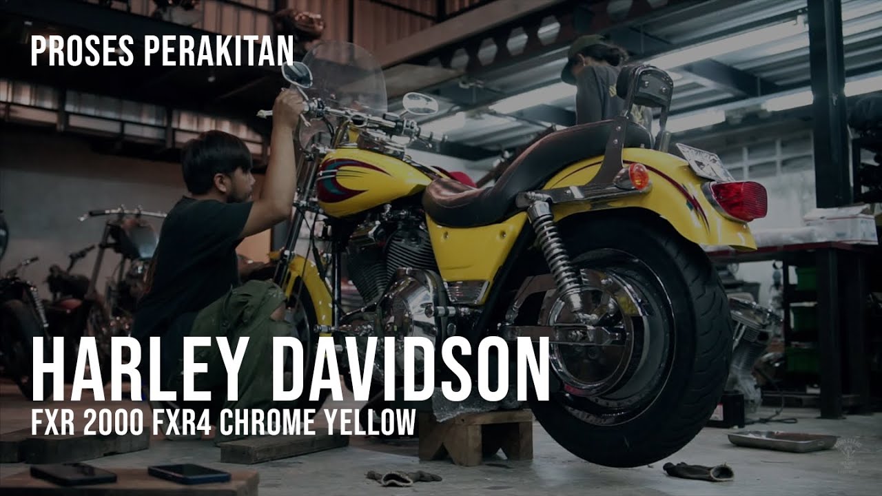 PROSES PERAKITAN HARLEY DAVIDSON FXR2000 FXR4 CVO SUPER GLIDE