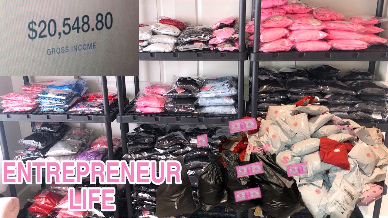I made over $20,000/month during a PANDEMIC | PACKAGING ORDERS + ORGANIZING