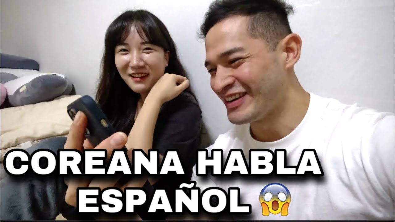Así reaccionó mi novia Coreana cuando le Hablé solo en Español 😱| Korean Fried Chicken
