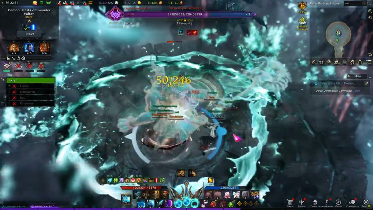Lost Ark: Valtan (Hard) - FULL SOLO Ghost Phase - Surge Deathblade