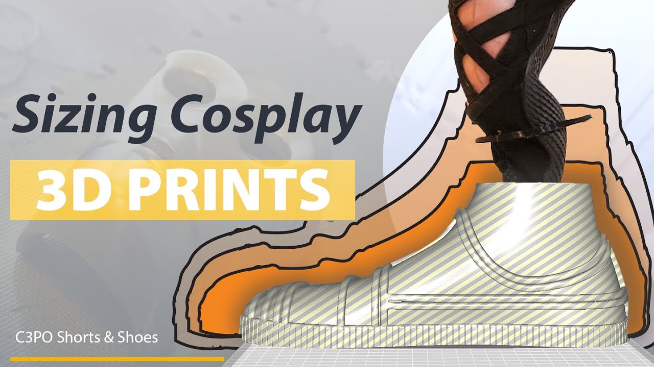 Scaling Cosplay 3D Prints - C3PO