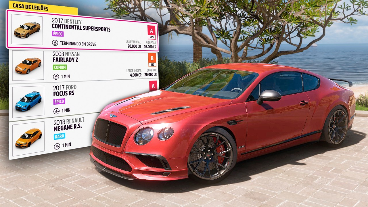 Comprando CARROS DE LEILÃO e Levando para o MODO ONLINE no Forza Horizon 5