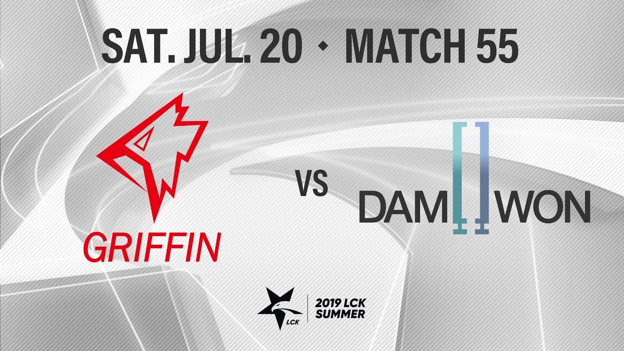 그리핀 vs 담원 | Match55 H/L 07.20 | 2019 LCK 서머