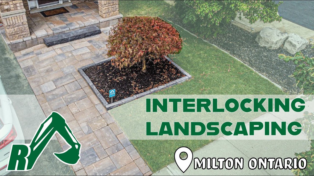 Interlocking and Landscaping in Milton Ontario.