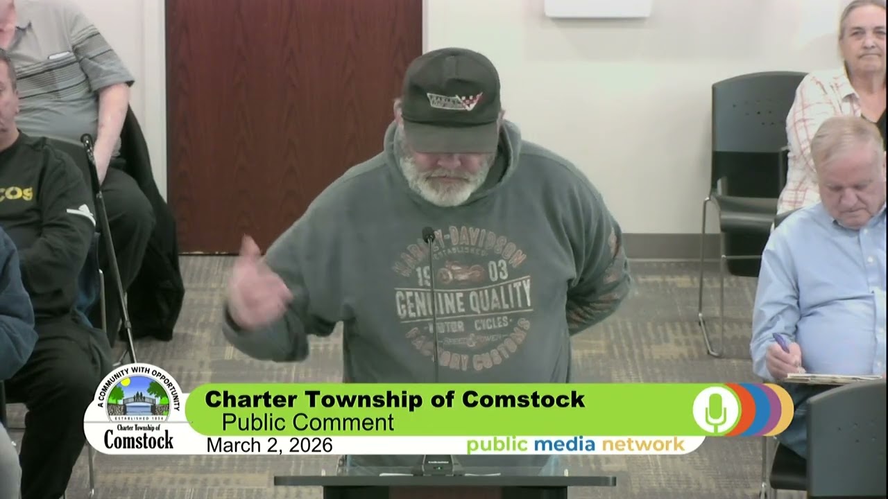 Comstock Township - Township Board - March 2, 2026 Meeting