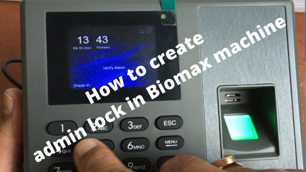 Как создать пароль администратора для устройства Biomax | как создать блокировку администратора в...