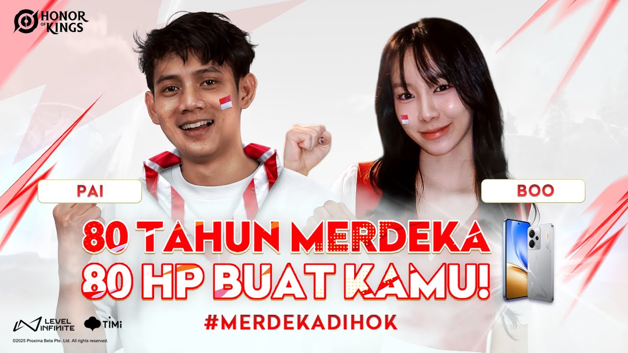 #MERDEKADIHOK BARENG BG PAI 😁 | AYO IKUT GIVEAWAY SMARTPHONE! - HONOR OF KINGS INDONESIA