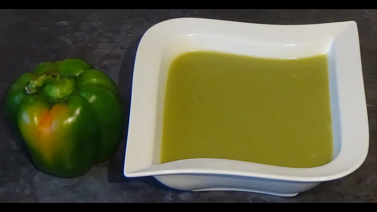 Celery & bell pepper soup