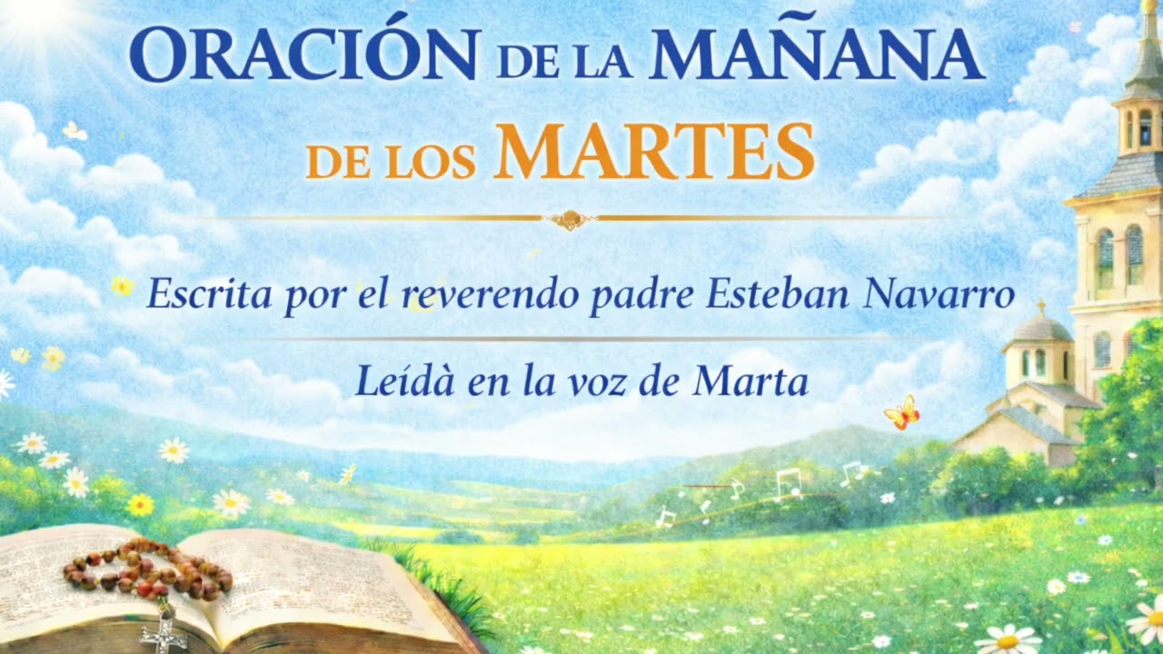 Oracion de la mañana de los martes escrita por D  Esteban Navarro en la voz de Marta V