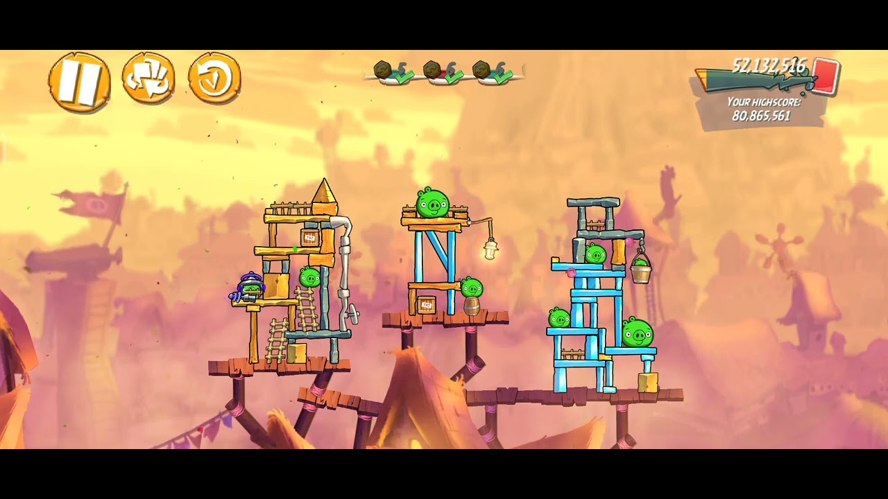 Angry Birds Mighty Eagle Bootcamp  clear room 11/ AB2 MEBC Today #130226
