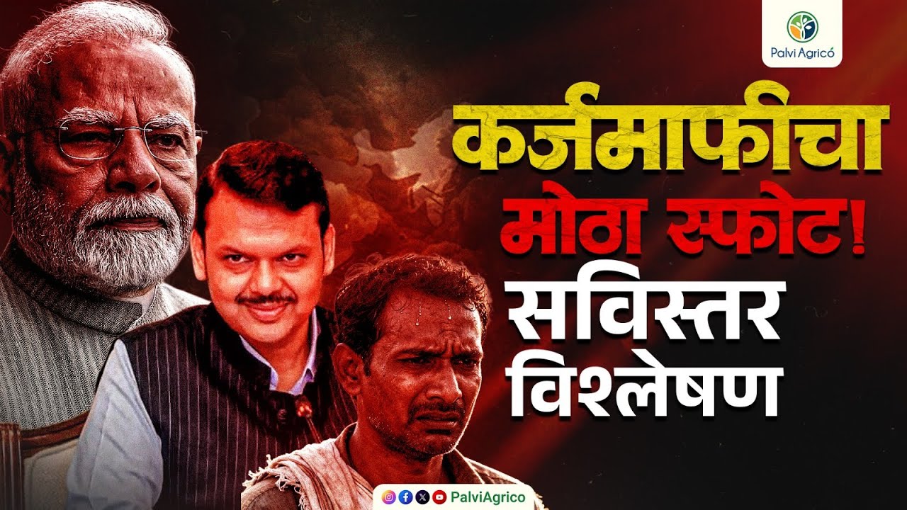 कर्जमाफीचा मोठा स्फोट! सविस्तर विश्लेषण l Major Loan Waiver Shock! Detailed Analysis💸PalviAgrico  