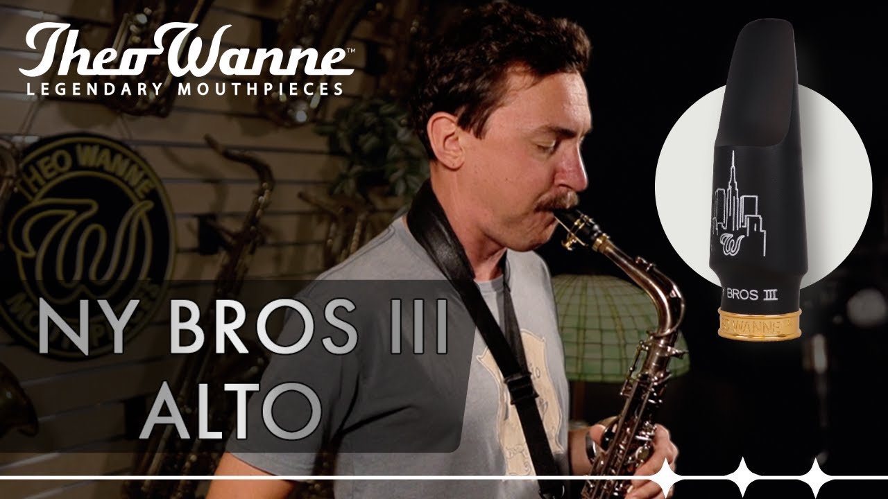 Theo Wanne™ NY BROS III Alto Saxophone Mouthpiece demonstration by Thomas Harris