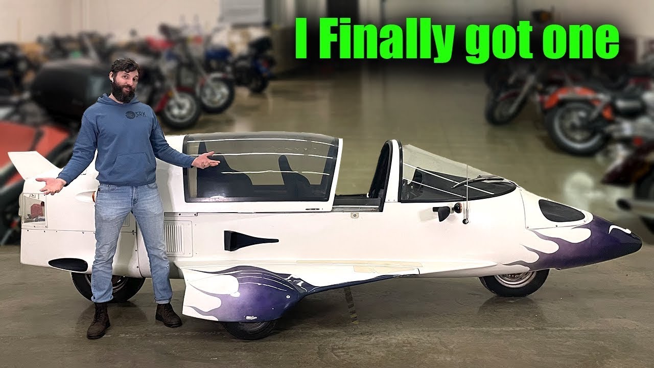 Will it Run and Drive 400 Miles Home? Rare Futuristic motorcycle