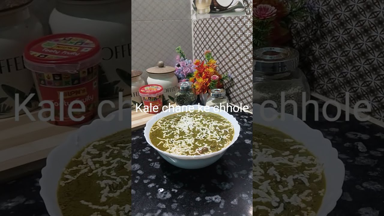 काले चने के पालक वाले छोले बनाया क्या चने और पलक का पोषण एक साथ