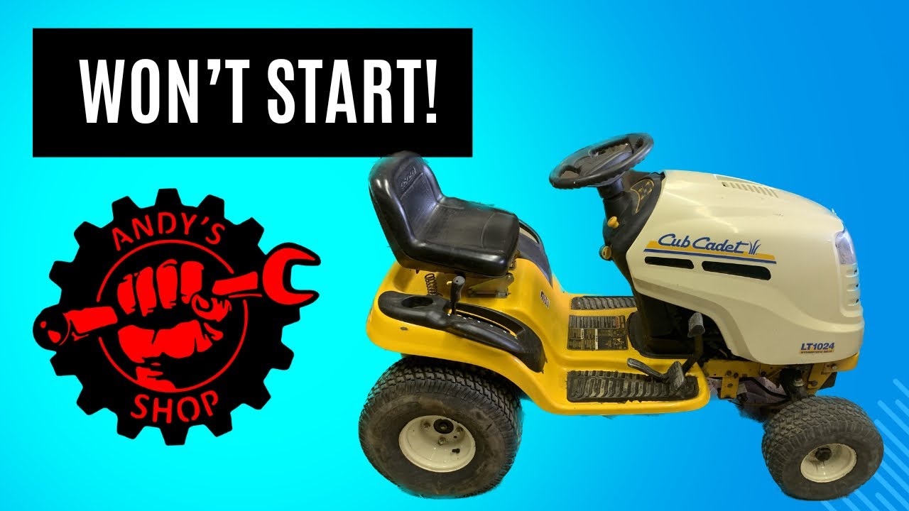 Cub Cadet LT1024 with Briggs & Stratton 24hp ELS 725 engine- Won&rsquo;t Start- FIXED!!