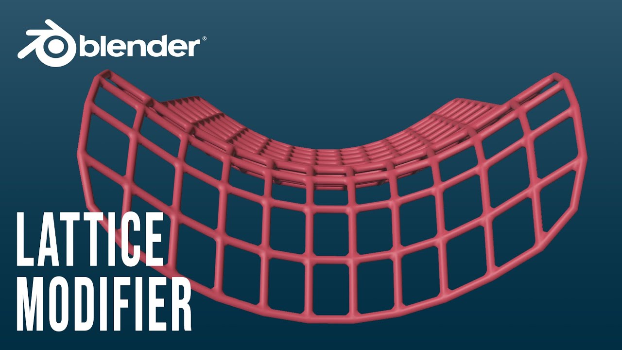 Blender - Modificador Lattice! (Espaldar de Cadeira)