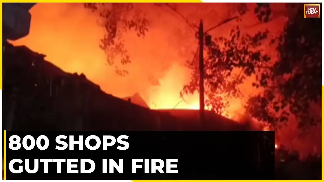 Massive Fire In Bengal's Howrah Market, Over 800 Shops Gutted In Fire