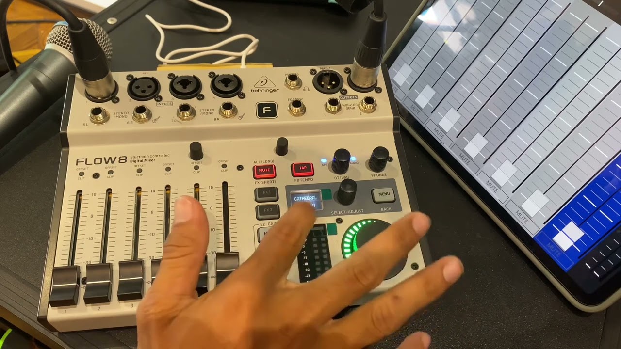 របៀបនៃការប្រើMixer Behringer Flow8