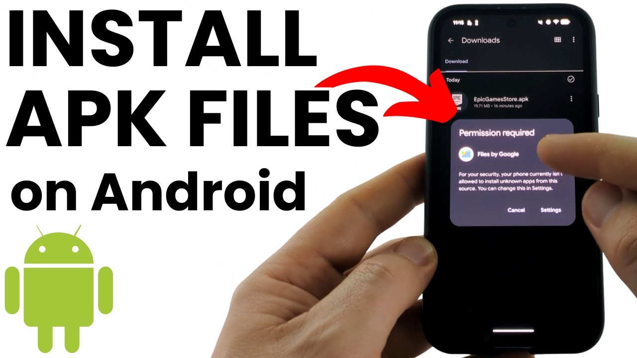 Как установить APK-файл на Android