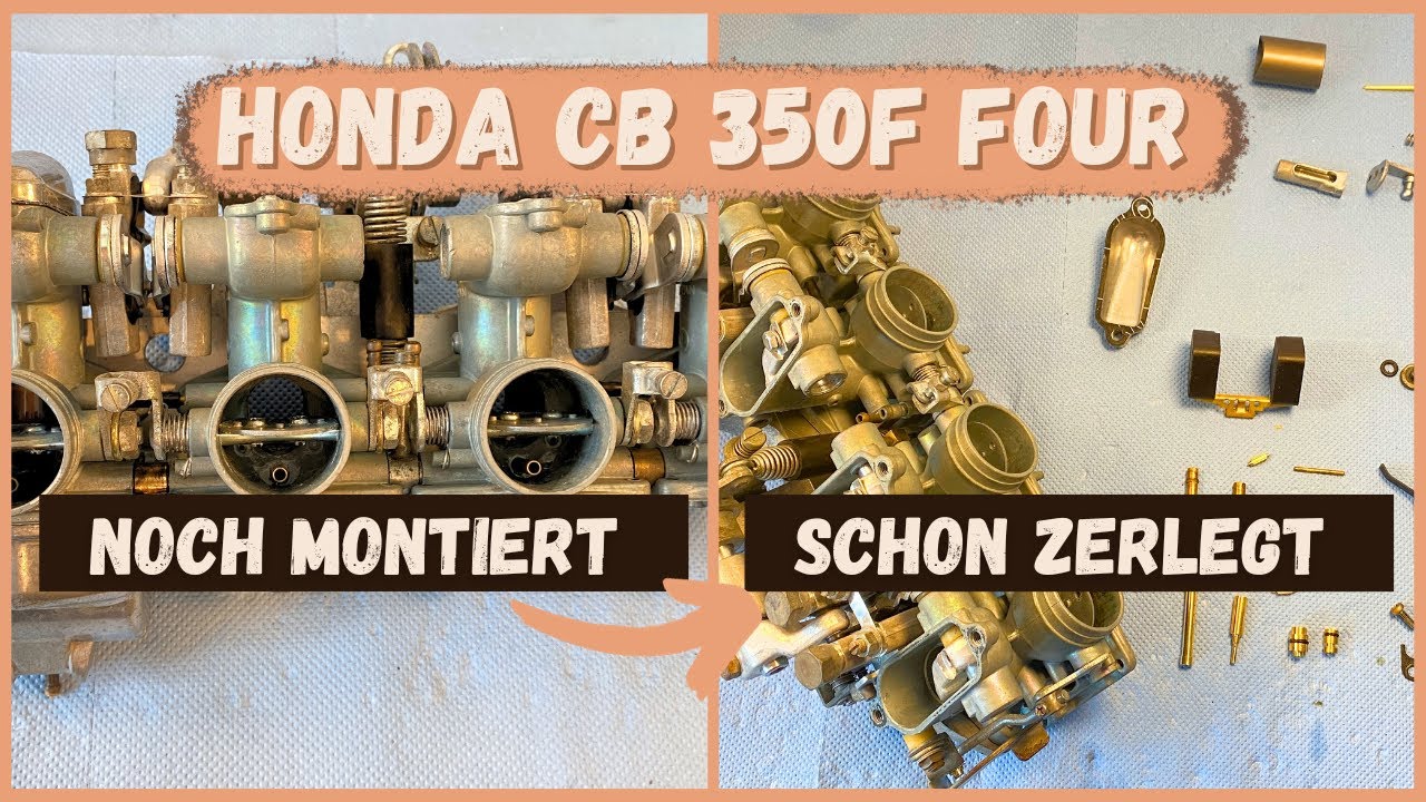 Vergaser Honda CB350F Four zerlegen, ausführlich erklärt vom Vergaseronkel