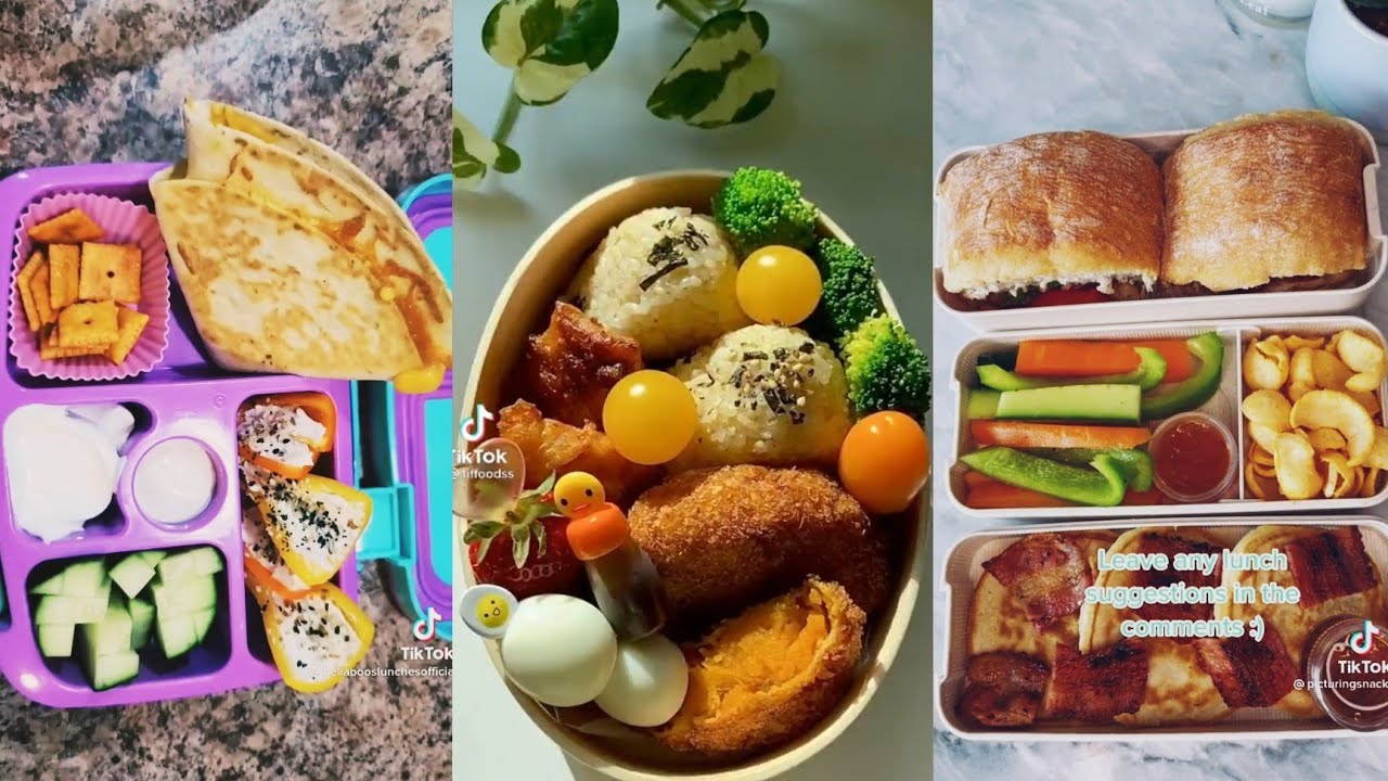 Making Delicious Bento Lunch Box/ Tiktok Food Compilation